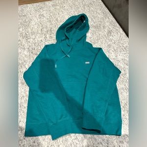 Figs hunter green hoodie